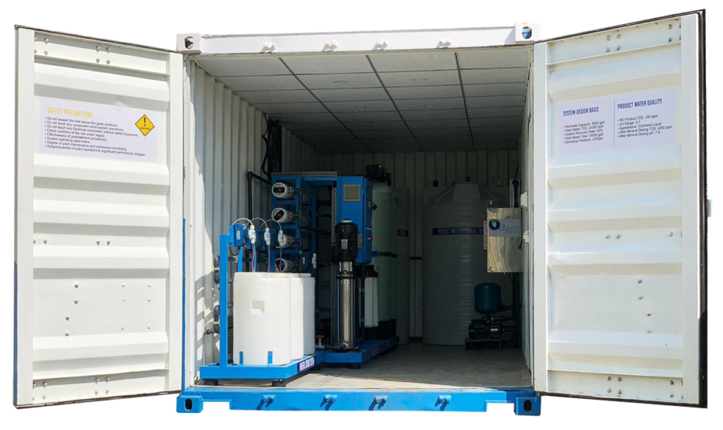 Containerized RO Plant CON RO-5000 Reverse Osmosis System